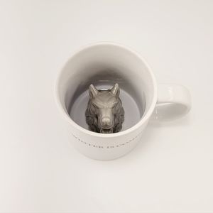 Coffee Mug Game of Thrones Surprise Stark Direwolf Inside Winter is Coming 2014.